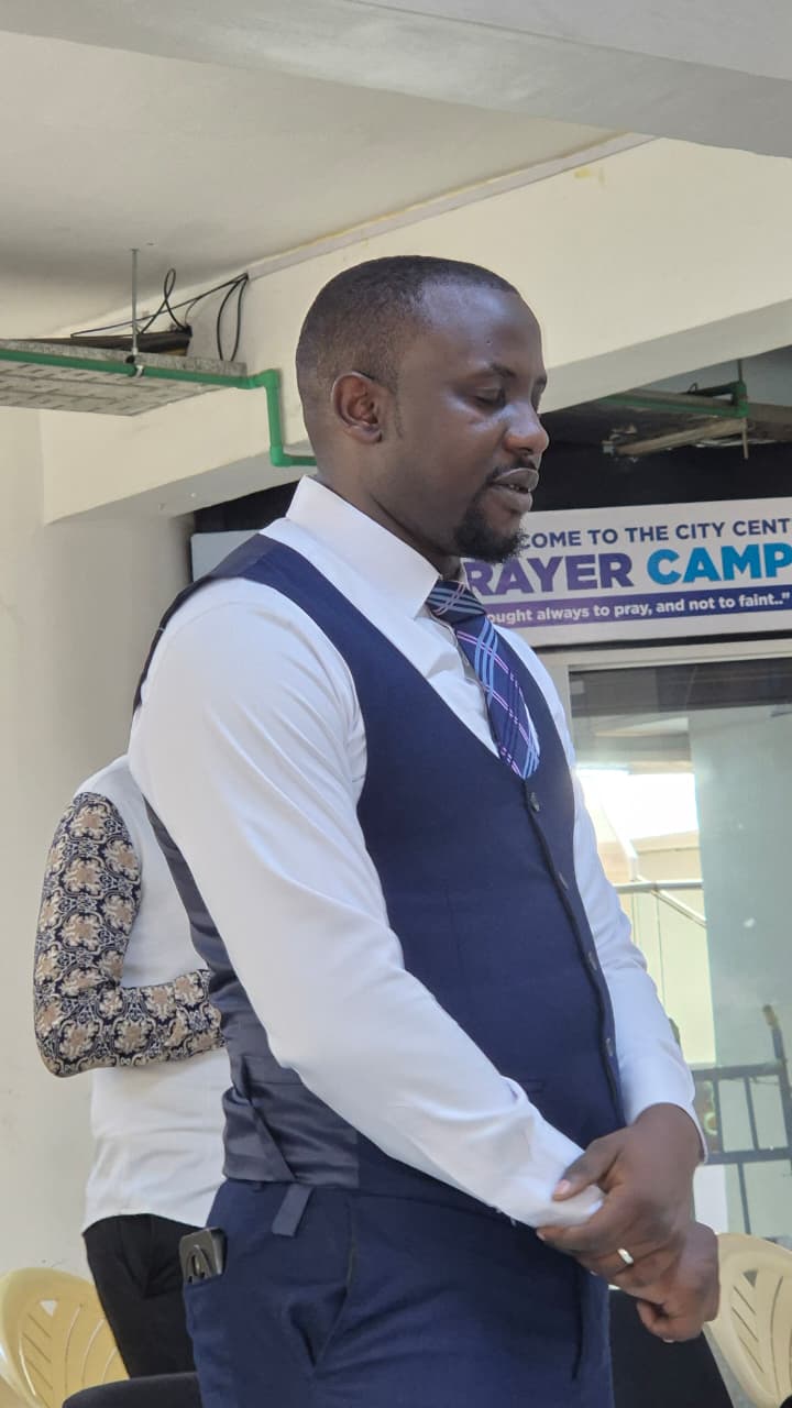 Prayer and ministry moment.